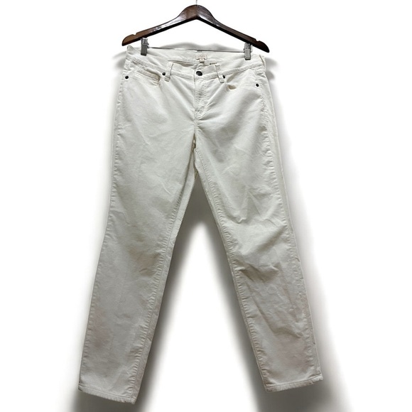 J. Crew | EUC Women’s White Corduroy Pants | Size 29 | Slim Straight Fit - Picture 3 of 10